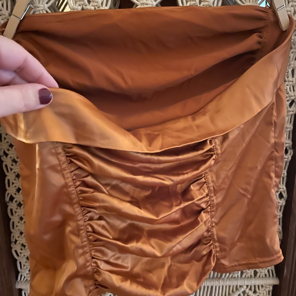 Satin SlipTop in Rust